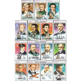 UK Areas Antarctica 45-59 (complete.issue.) unmounted mint/never hinged ** MNH 1973 Antarktisforscher (Stamps for collectors) Seafaring/ships