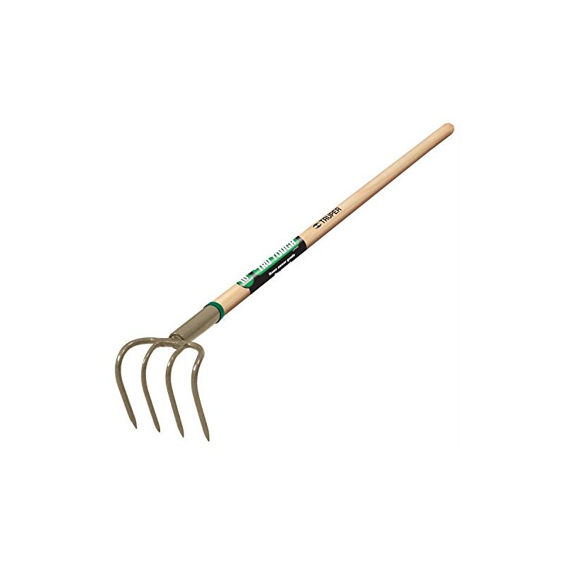 Truper 30024 Tru Tough 4-Tine Forged Cultivator, 5-Inch Head, 54-Inch