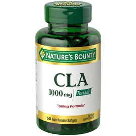 Nature's Bounty Tonalin Pills and Dietary Supplement, Diet and Body Support, 1000 mg, 50 Rapid Release Softgels