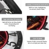 25cm Artistic Iron Round Wall Clock for Modern Living Roomsheet