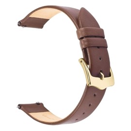 EACHE Quick Release Leather Bracelets for Men & Women, Thin Leather Bands for Women Watches with 12mm, 14mm, 16mm, 18mm, 20mm Wrench Width, More Colours to Choose From, Leather
