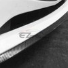 EZAUTO WRAP Universal Carbon Fiber Black PU Rubber Front Bumper