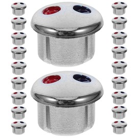 EXCEART 20 pezzi tappi per rubinetto universali per sostituzione di pulsanti di temperatura acqua copre i controller per lavabo e arredamento rosso e blu accessori moderni per cucina e