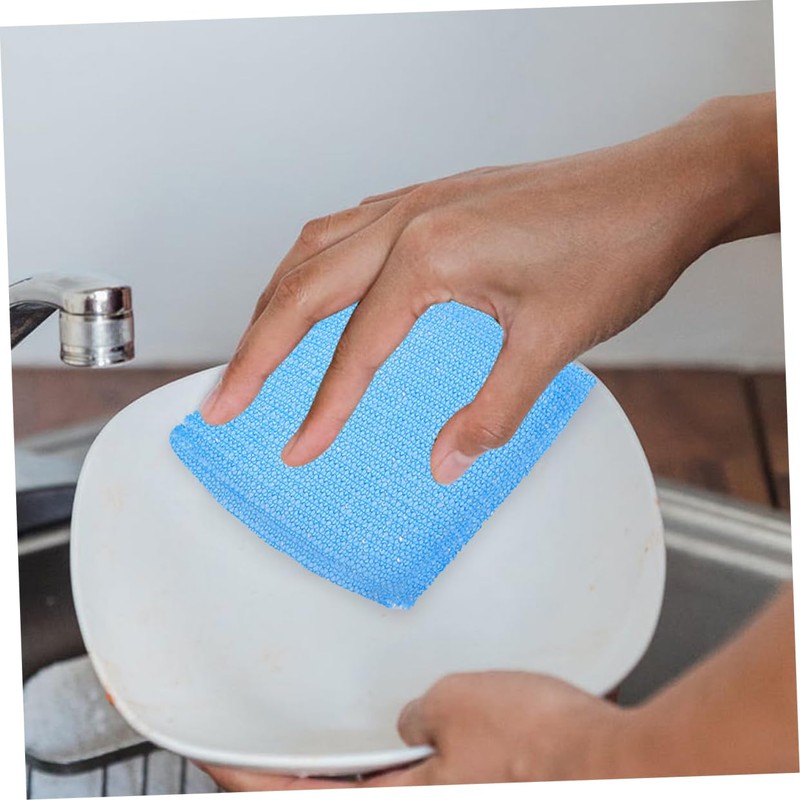 IWOWHERO Heavy Duty Dish Scrubbers 24pcs Reusable Dishwashing Sponges Soft