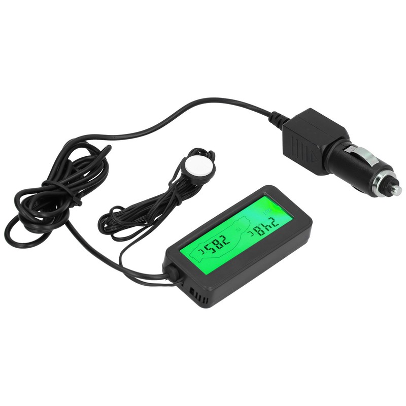 Mini Thermometer Electronic Temperature Meter with LCD Display DC12V for