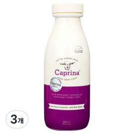 Caprina Goat Milk Bubble Bath Shea Butter Flavor, 3, 800ml / 카프리나 산양밀크 버블배스 시어버터향, 3개, 800ml