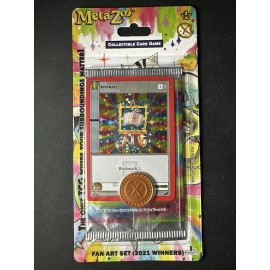 MetaZoo Fan Art set Contest Blister Pack  2021 First Year Winners Bookmark Coin