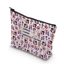 Owl House TV Show Merch Gift Owl House Theme Zipper Pouch Makeup Bag (Dating LUZ CA)