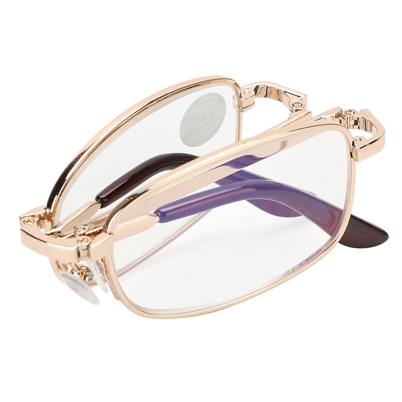 Folding Presbyopic Glasses Blue Light Blocking Anti Fatigue Reading Glasses