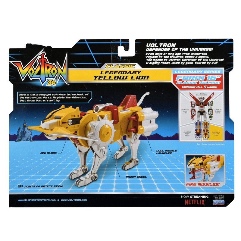 Voltron Classic Combining Yellow Lion Action Figure