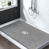 Extra Large Non Slip Shower Mat: 47.2x31.5 inch Loofah Shower