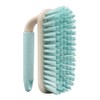 JVL Pro Clean Anti-Bacteria Scrubbing Brush with Handle, Blue, One