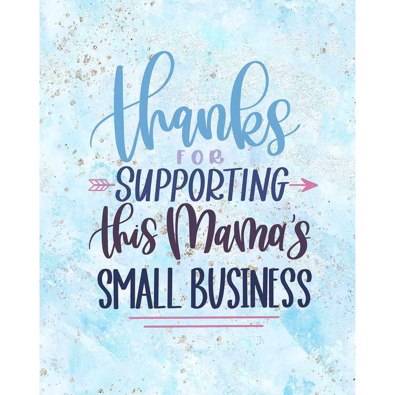 Thank You Snow Much - Party Favor Sticker (24 Included)