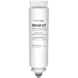 Waterdrop Sistema de filtragem de água Waterdrop WD-N1-W osmose reversa substituição, WD-N1-CF
