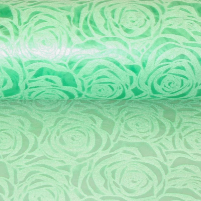 Dekoflor Table Runner, Table Decoration, Unique Rose Design (Waterproof, Lotus