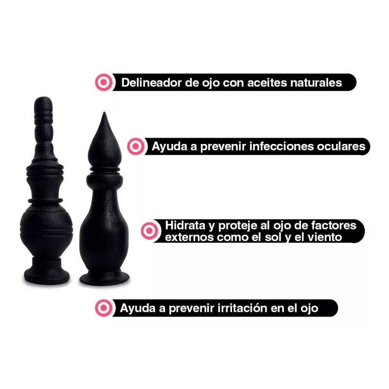Árabe Delineador De Ojos En Pasta Kahal Árabe Original