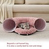 Yaning Bubble Cat Tunnel for Indoor Cats, Round Peekaboo Cave