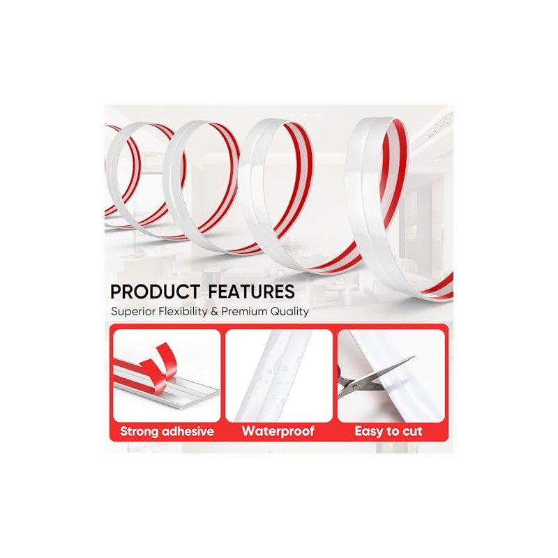 Wall Corner Protector Peel and Stick Wall Molding Trim Flexible
