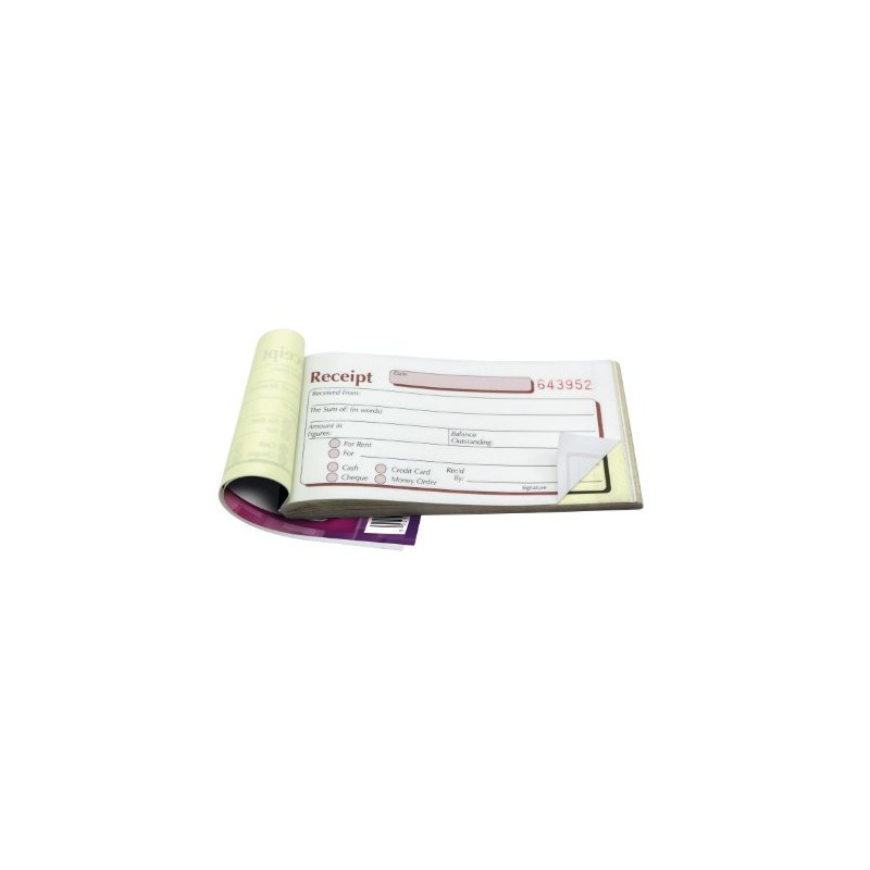 Pukka Pad, NCR Duplicate Receipt Book 69 x 140mm Pack
