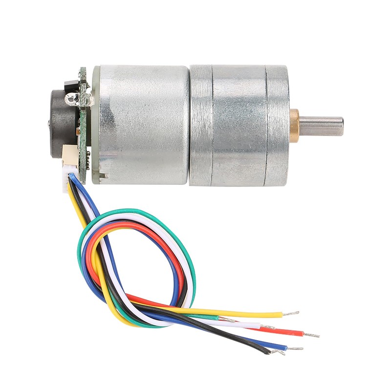12V GM25 310 DC Encoder Gear Motor Metal Speed Reduction