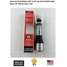 Autoparts Genuine Touch Up Paint Pen -Ingot Silver UX 7226 W/Clear Coat -High Quality
