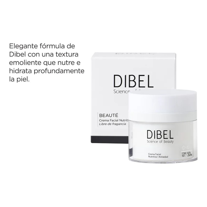 Dibel Beauté 50ml. Crema Facial Nutritiva