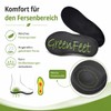Green-Feet Orthopaedic Insoles Further Designed For Lower Arch Foot Splayfoot