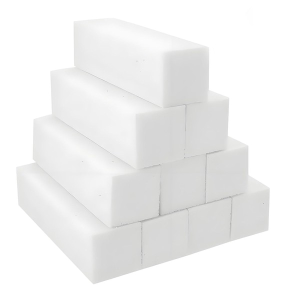 Pack of 10 Polishing Blocks for Nails, Polishing Blocks, White