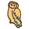 Staedter Embossing Owl Shape Cookie Cutter, Silver