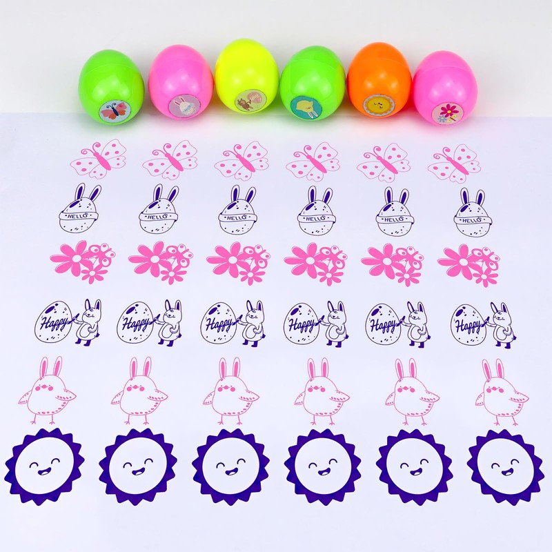 Pack of 12 Easter Gifts Children's Stampers, Easter Gifts Children,