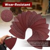 106pcs Oscillating Tool Sanding Kit with 3 Triangle 3 Finger