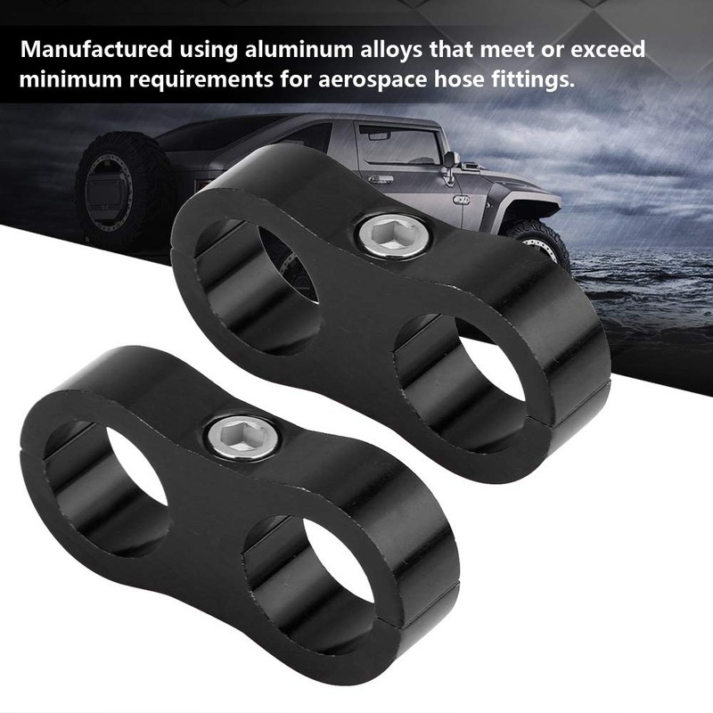 YosooUniversal AN10 Aluminium Alloy Hose Separator Clamp Fitting Adapter Holder