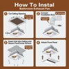 Bathroom Exhaust Fan with 1800W Heater and Light, 140 CFM