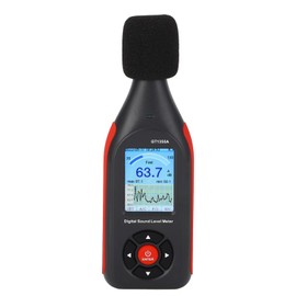 Bewinner 3-in-1 Decibel Meter - 30-130dB High Precision Sound Level Meter AC-DC Decibel Sound Meter with LCD Screen for Individuals, Families, Business