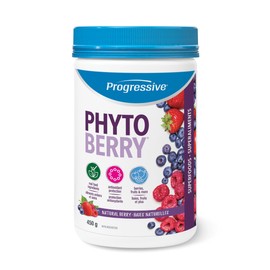 Progressive Progressive Phytoberry Supplement Powder - 450 g | Antioxidant source, made with 40 fruit concentrates, phytonutrients, and plant oils