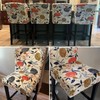 SearchI Bar Stool Covers Set of 2, Stretch Washable Barstool