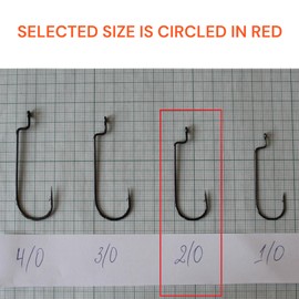 PRO FILSTAR Offset Hook Set of 12 N2/0 - Worm Hooks - Cheburashka Hooks - Dropshot Hooks - Jig Hooks for Rubber Fish Assembly - Jig Head - Fishing Hooks Sport Set - Zander & Pike & Trout Fishing Hooks
