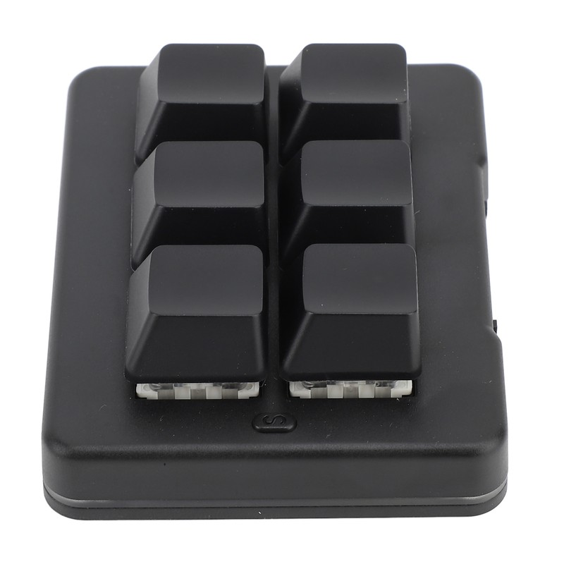 6 Key Gaming Keyboard Wired USB 2.4G Bluetooth Macro Programming