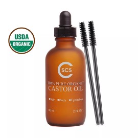 CSCS 100% Pure Organic Castor Oil for Eyelashes