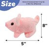 Hopearl Walking Piggy Pet Interactive Crawling Piglet Electronic Plush Toy