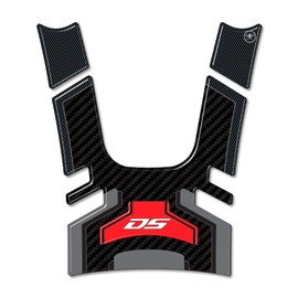 labelbike - 3D Sticker Motorcycle Tank Pad Protection and Decoration Made of Resin Compatible with Voge Valico 500DS 2021 Colour Red