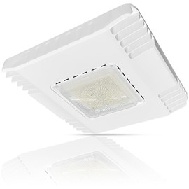 150W LED Canopy Light, 21000LM 5700K, Surface Mount LED Gas Station Carport Ceiling Light, IP65 Outdoor Rated (600W HID/HPS Equivalent), High Bay Parking Garage Lighting, AC 90-277V, DLC & UL Listed