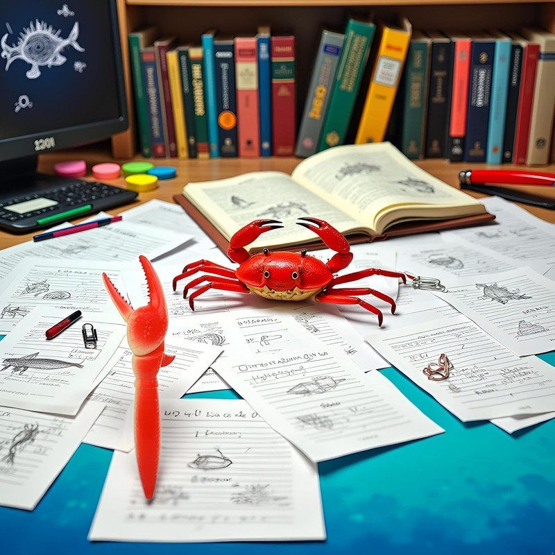 Crab Lobster Claw Gel Pens, Ocean Themed Writing Pens, Novelty