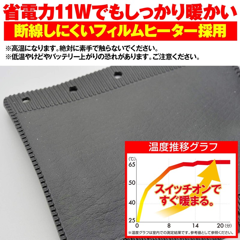 Daytona 31051 Motorcycle Grip Heater, Wrap Type, USB Type, Hot