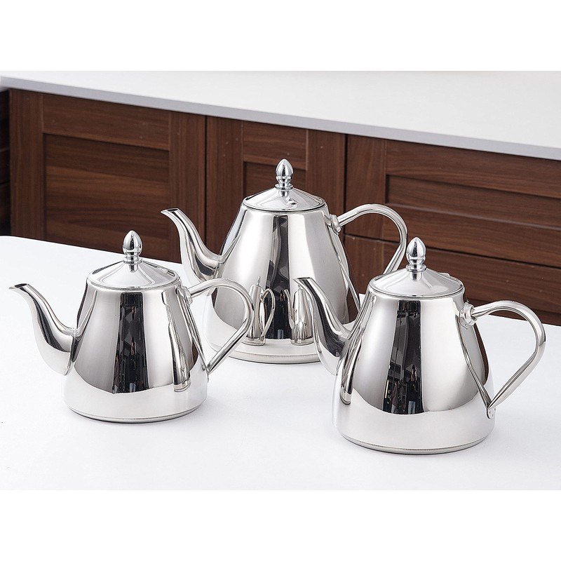 SANQIAHOME Stainless Steel Teapots with Infuser 2000ml