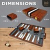 Large Backgammon Sets for Adults - Classic Board Games for