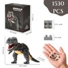 Aigidusansu Jurassic Dinosaur Micro Blocks, 1530pcs Tyrannosaurus Rex DIY Mini