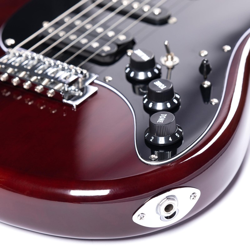 Grote Electric Solid Body Guitar Modern-GST For Beginners (Mocha)