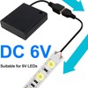 AEDIKO 2pcs 4 AA Battery Holder USB Switch 6V USB