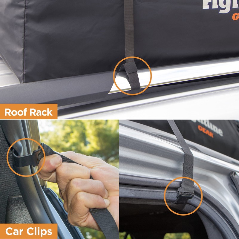 Rightline Gear Range 3 Weatherproof Rooftop Cargo Carrier for Top
